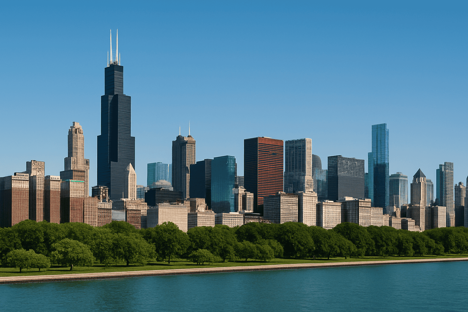 Chicago, IL skyline